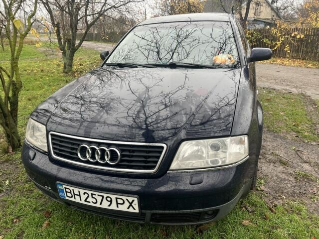 Синий Ауди А6, объемом двигателя 1.8 л и пробегом 345 тыс. км за 3000 $, фото 1 на Automoto.ua