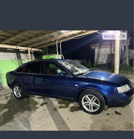 Синий Ауди А6, объемом двигателя 1.8 л и пробегом 400 тыс. км за 3500 $, фото 1 на Automoto.ua