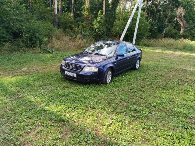 Синий Ауди А6, объемом двигателя 2.5 л и пробегом 400 тыс. км за 1600 $, фото 1 на Automoto.ua