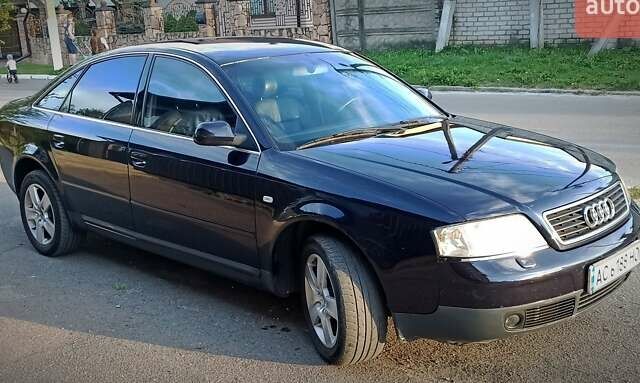 Синий Ауди А6, объемом двигателя 2.5 л и пробегом 380 тыс. км за 2900 $, фото 1 на Automoto.ua