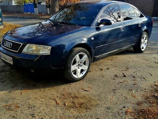Синий Ауди А6, объемом двигателя 2.4 л и пробегом 300 тыс. км за 3650 $, фото 1 на Automoto.ua