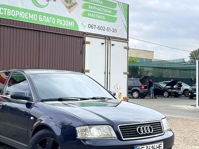 Синий Ауди А6, объемом двигателя 2.5 л и пробегом 300 тыс. км за 3750 $, фото 1 на Automoto.ua