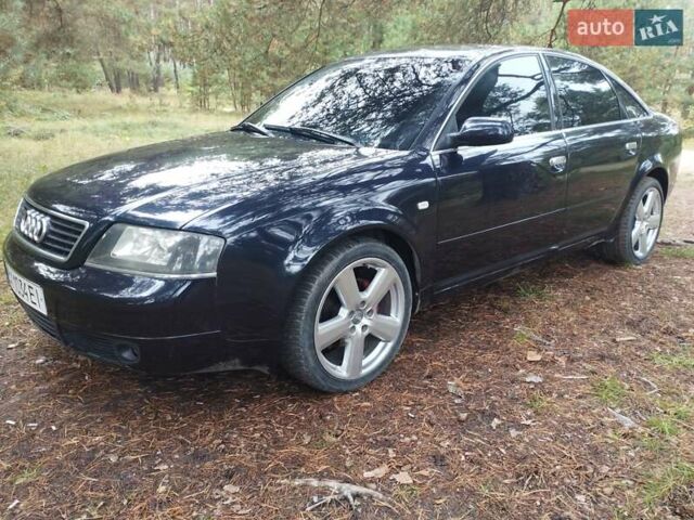 Синий Ауди А6, объемом двигателя 1.8 л и пробегом 400 тыс. км за 4500 $, фото 1 на Automoto.ua