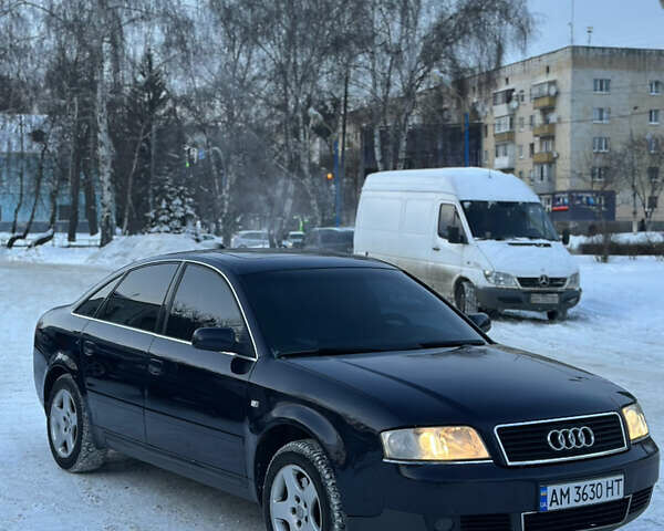 Синий Ауди А6, объемом двигателя 2.5 л и пробегом 265 тыс. км за 3900 $, фото 1 на Automoto.ua