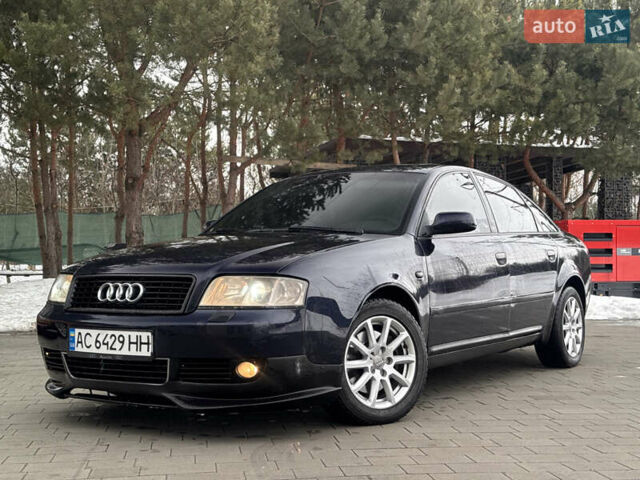 Синий Ауди А6, объемом двигателя 2.5 л и пробегом 290 тыс. км за 3800 $, фото 1 на Automoto.ua