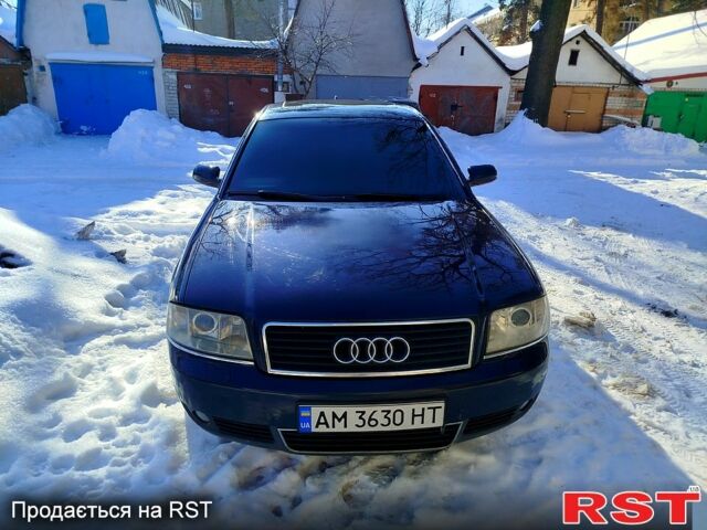 Синий Ауди А6, объемом двигателя 2.5 л и пробегом 268 тыс. км за 4400 $, фото 1 на Automoto.ua