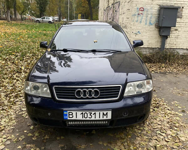 Синий Ауди А6, объемом двигателя 2.5 л и пробегом 328 тыс. км за 3700 $, фото 1 на Automoto.ua