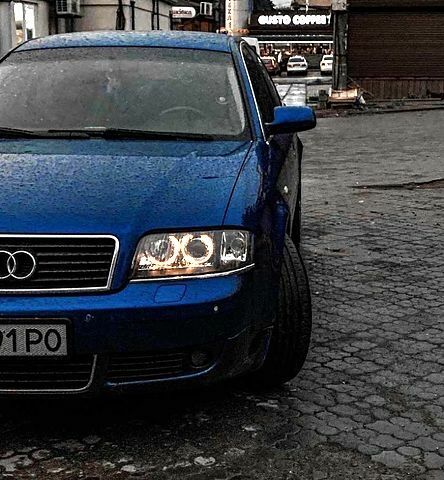 Синий Ауди А6, объемом двигателя 2.5 л и пробегом 390 тыс. км за 6500 $, фото 1 на Automoto.ua