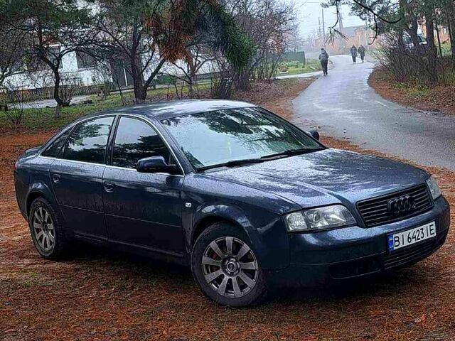 Синий Ауди А6, объемом двигателя 2.5 л и пробегом 478 тыс. км за 3300 $, фото 1 на Automoto.ua