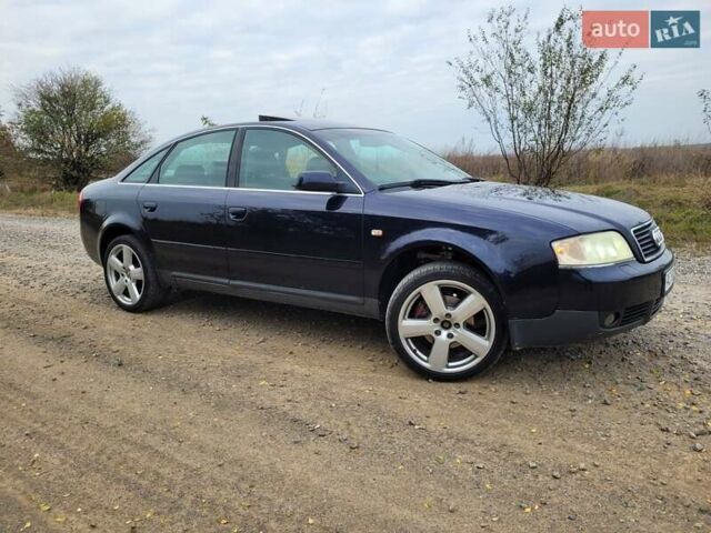 Синий Ауди А6, объемом двигателя 2.5 л и пробегом 296 тыс. км за 4000 $, фото 1 на Automoto.ua