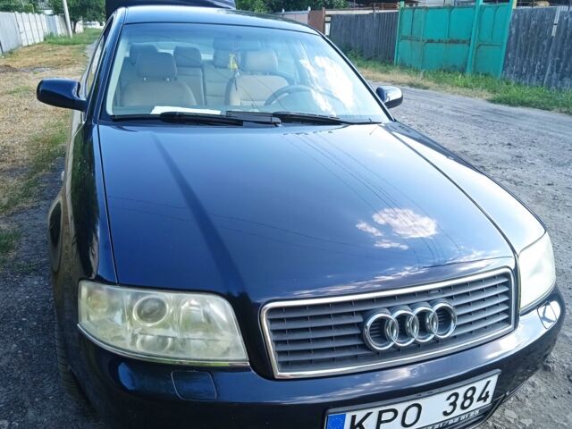 Синий Ауди А6, объемом двигателя 2.5 л и пробегом 255 тыс. км за 2200 $, фото 1 на Automoto.ua