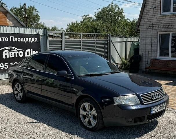 Синий Ауди А6, объемом двигателя 2.5 л и пробегом 250 тыс. км за 3500 $, фото 1 на Automoto.ua