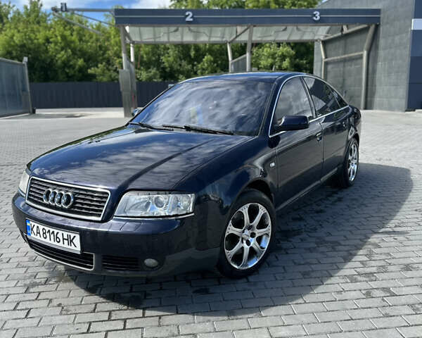 Синий Ауди А6, объемом двигателя 3 л и пробегом 266 тыс. км за 4000 $, фото 1 на Automoto.ua