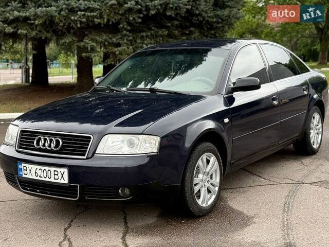Синий Ауди А6, объемом двигателя 1.78 л и пробегом 295 тыс. км за 3800 $, фото 1 на Automoto.ua