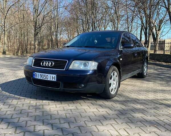 Синий Ауди А6, объемом двигателя 2.5 л и пробегом 370 тыс. км за 5400 $, фото 1 на Automoto.ua