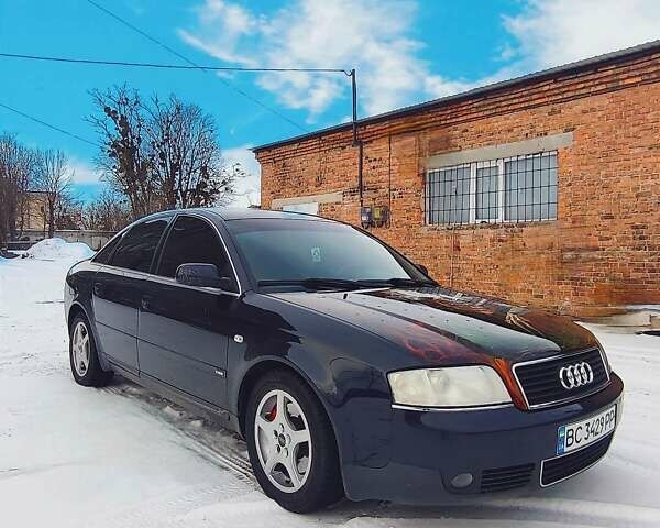 Синий Ауди А6, объемом двигателя 3 л и пробегом 332 тыс. км за 4400 $, фото 1 на Automoto.ua