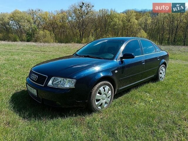Синий Ауди А6, объемом двигателя 2.46 л и пробегом 400 тыс. км за 4800 $, фото 1 на Automoto.ua