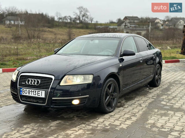 Синий Ауди А6, объемом двигателя 3 л и пробегом 430 тыс. км за 5950 $, фото 1 на Automoto.ua