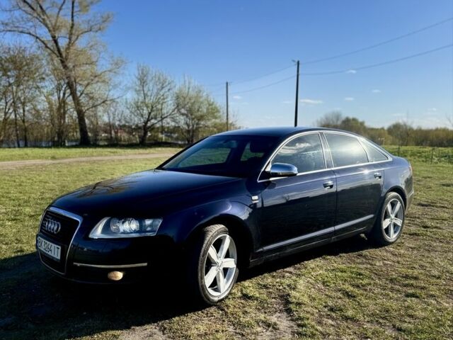 Синий Ауди А6, объемом двигателя 3 л и пробегом 295 тыс. км за 7528 $, фото 1 на Automoto.ua