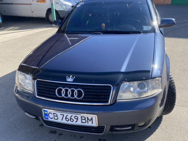 Синий Ауди А6, объемом двигателя 2.5 л и пробегом 396 тыс. км за 6000 $, фото 1 на Automoto.ua