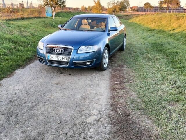 Синий Ауди А6, объемом двигателя 3 л и пробегом 370 тыс. км за 7500 $, фото 1 на Automoto.ua