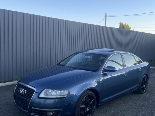 Синий Ауди А6, объемом двигателя 3 л и пробегом 450 тыс. км за 3300 $, фото 1 на Automoto.ua