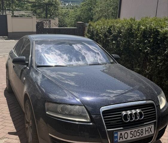 Синий Ауди А6, объемом двигателя 3 л и пробегом 300 тыс. км за 6500 $, фото 1 на Automoto.ua