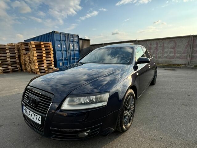 Синий Ауди А6, объемом двигателя 3 л и пробегом 327 тыс. км за 7000 $, фото 1 на Automoto.ua