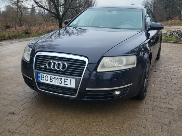 Синий Ауди А6, объемом двигателя 3 л и пробегом 416 тыс. км за 6000 $, фото 1 на Automoto.ua