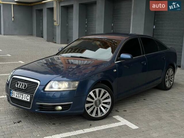 Ауді А6 2004 у Вінниці на Automoto.ua Синій Ауді А6, об'ємом двигуна 3 л та пробігом 390 тис. км за 6950 $, фото 1 на Automoto.ua