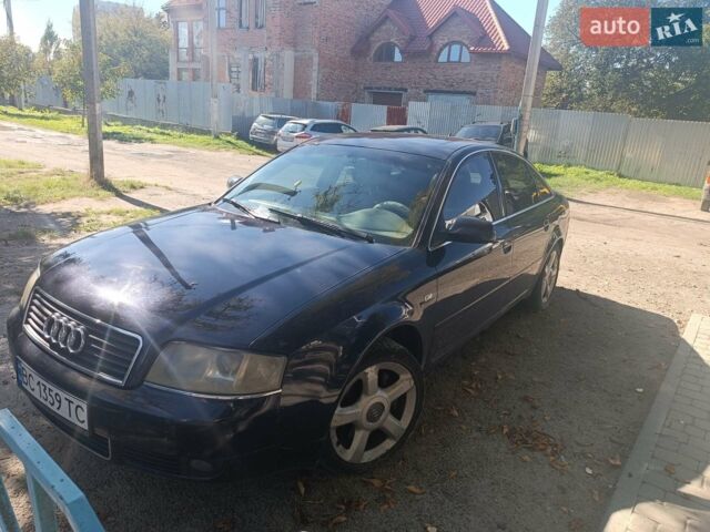 Синий Ауди А6, объемом двигателя 2.5 л и пробегом 370 тыс. км за 4400 $, фото 1 на Automoto.ua
