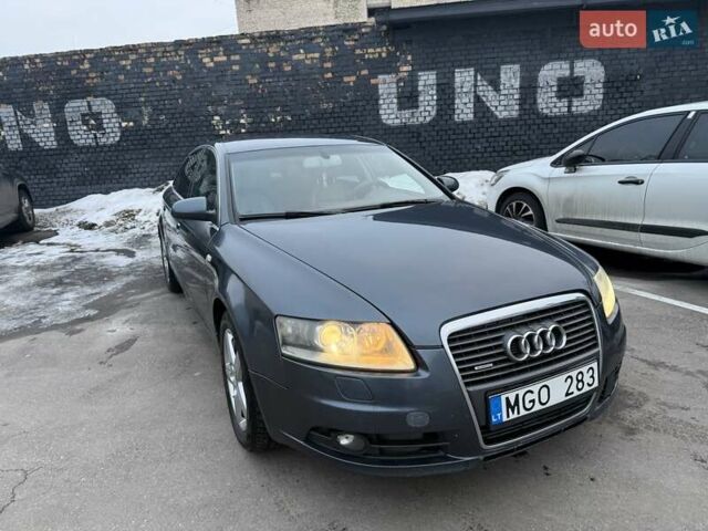 Синий Ауди А6, объемом двигателя 3 л и пробегом 327 тыс. км за 4400 $, фото 1 на Automoto.ua