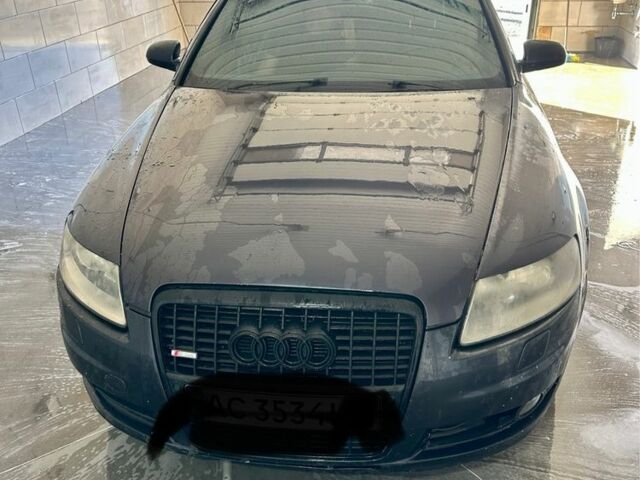 Синий Ауди А6, объемом двигателя 3 л и пробегом 350 тыс. км за 3200 $, фото 1 на Automoto.ua