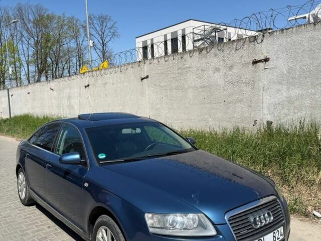 Синий Ауди А6, объемом двигателя 3 л и пробегом 300 тыс. км за 3500 $, фото 1 на Automoto.ua