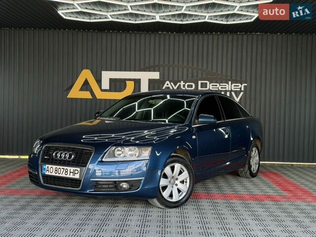 Синий Ауди А6, объемом двигателя 3 л и пробегом 302 тыс. км за 6500 $, фото 1 на Automoto.ua
