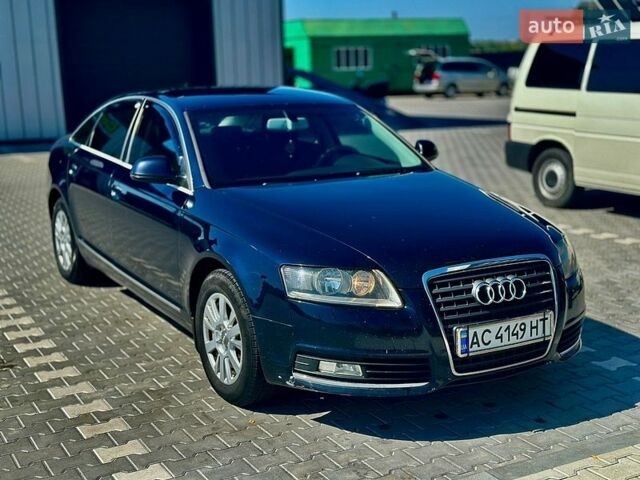Синий Ауди А6, объемом двигателя 2 л и пробегом 357 тыс. км за 9000 $, фото 1 на Automoto.ua