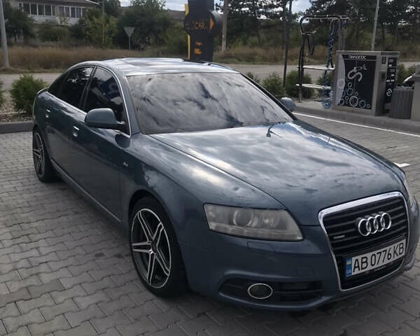 Синий Ауди А6, объемом двигателя 3 л и пробегом 285 тыс. км за 11800 $, фото 1 на Automoto.ua