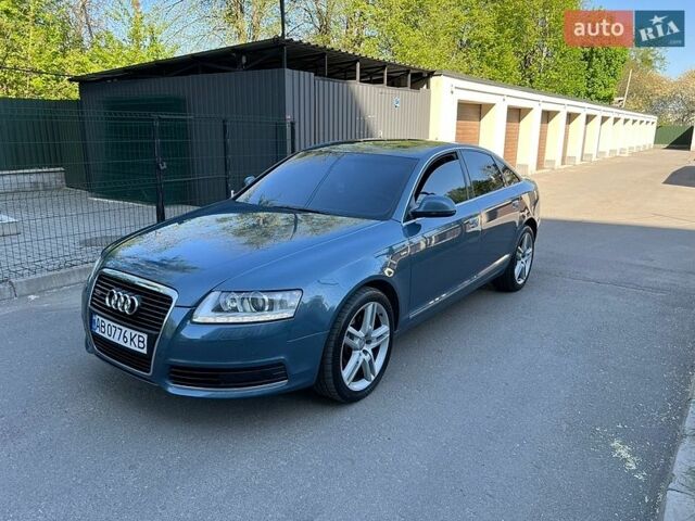 Синий Ауди А6, объемом двигателя 3 л и пробегом 292 тыс. км за 9950 $, фото 1 на Automoto.ua