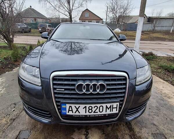 Синій Ауді А6, об'ємом двигуна 3 л та пробігом 200 тис. км за 9500 $, фото 1 на Automoto.ua