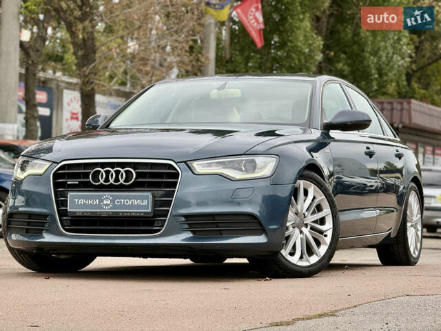 Синий Ауди А6, объемом двигателя 3 л и пробегом 186 тыс. км за 12900 $, фото 1 на Automoto.ua