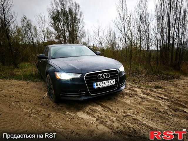 Синий Ауди А6, объемом двигателя 2 л и пробегом 215 тыс. км за 15000 $, фото 1 на Automoto.ua