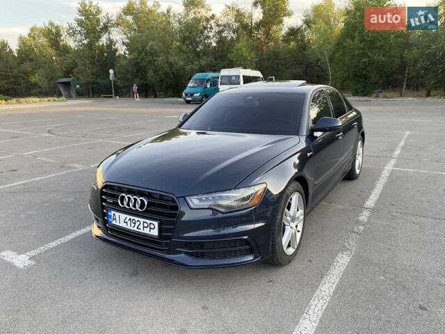 Синий Ауди А6, объемом двигателя 3 л и пробегом 160 тыс. км за 17500 $, фото 1 на Automoto.ua