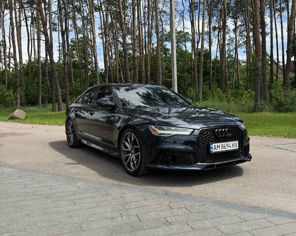 Синий Ауди А6, объемом двигателя 3 л и пробегом 160 тыс. км за 21000 $, фото 1 на Automoto.ua