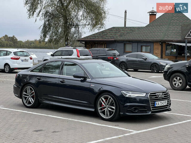 Ауди А6 2017 в Киеве на Automoto.ua Синий Ауди А6, объемом двигателя 3 л и пробегом 77 тыс. км за 25900 $, фото 1 на Automoto.ua