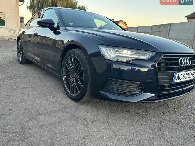 Синій Ауді А6, об'ємом двигуна 2 л та пробігом 60 тис. км за 35000 $, фото 1 на Automoto.ua