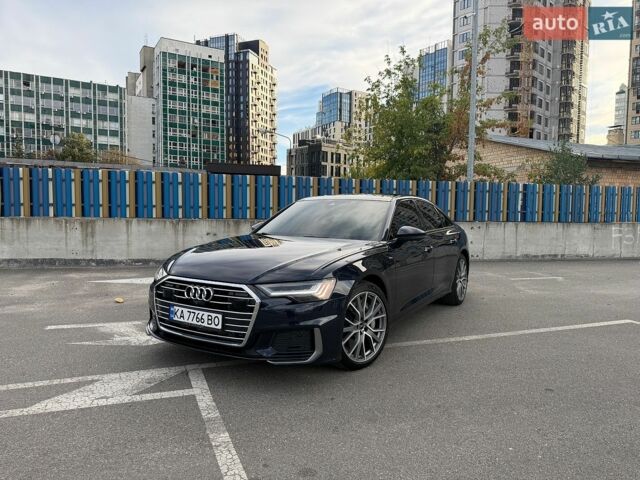 Синій Ауді А6, об'ємом двигуна 3 л та пробігом 60 тис. км за 43500 $, фото 1 на Automoto.ua