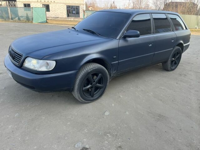 Синий Ауди А6, объемом двигателя 2.8 л и пробегом 338 тыс. км за 3500 $, фото 1 на Automoto.ua