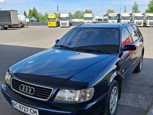 Синий Ауди А6, объемом двигателя 1.8 л и пробегом 250 тыс. км за 3600 $, фото 1 на Automoto.ua