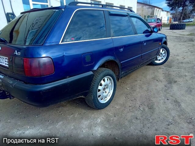 Синий Ауди А6, объемом двигателя 2.8 л и пробегом 420 тыс. км за 1850 $, фото 1 на Automoto.ua