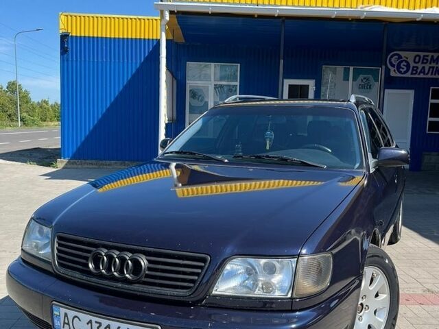 Синий Ауди А6, объемом двигателя 2.5 л и пробегом 549 тыс. км за 4500 $, фото 1 на Automoto.ua